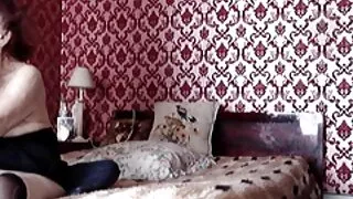 Một nút thắt trong một bó màu xám Losan cho thấy trên máy ảnh làm thế nào sex jav hd khong che nó ướt giữa các chân